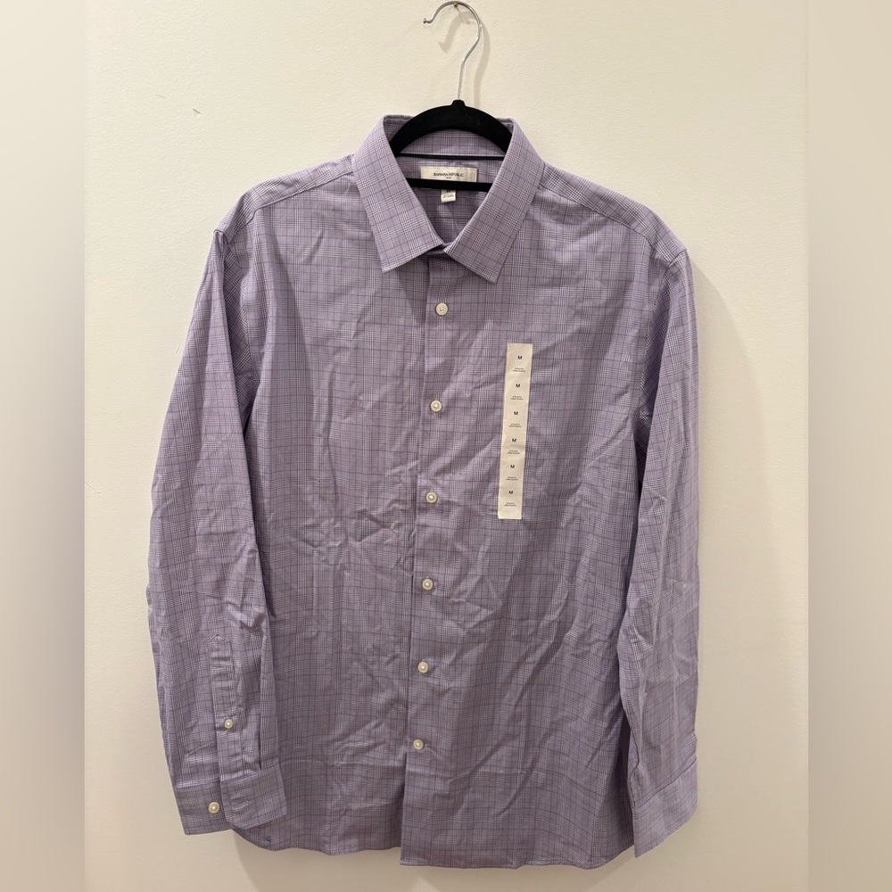 Men's (M) Banana Republic Purple Long Sleeve Button Down Dress
Shirt- New w tags